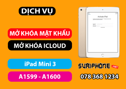 Mở Khóa iCloud iPad Mini 3