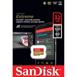 Thẻ Nhớ MicroSDHC Sandisk Extreme V30 A1 32Gb