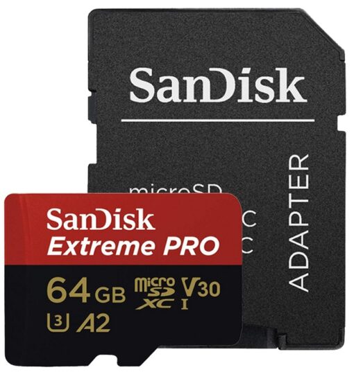 Thẻ Nhớ MicroSDXC Sandisk Extreme Pro V30 A1 64Gb