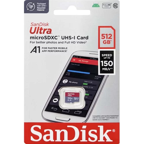 Thẻ Nhớ MicroSDXC Sandisk Ultra A1 512Gb