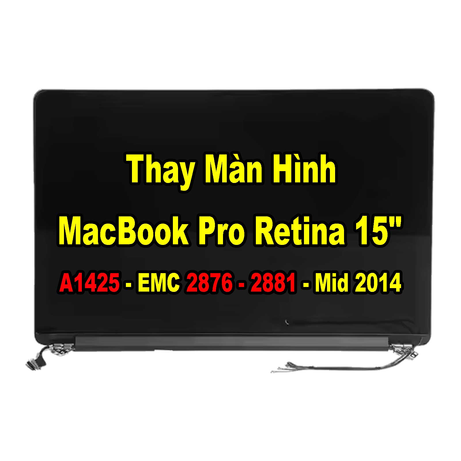 Thay Màn Hình MacBook Pro Retina 15inch A1425 - EMC 2676 - 2881 - Mid 2014