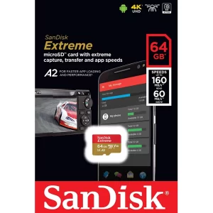 Thẻ Nhớ MicroSDXC SanDisk Extreme V30 A2 64Gb