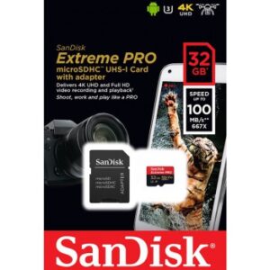 Thẻ Nhớ MicroSDHC Sandisk Extreme Pro V30 A1 32Gb