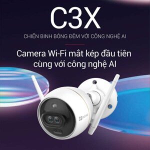 Camera IP Wifi EZVIZ C3X 1080P tích hợp AI, báo động