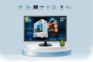 Màn hình LCD 22 Glowy GW22 Chính hãng (Led - VGA, HDMI, 1920x1080, 75Hz, Kèm cáp HDMI, Treo tường)